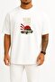 Oversize Jdm Legend Chest Design Unisex T-Shirt