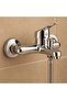 Chrome Mix Bathroom Faucet Sink Tap Hot Cold on Off Modern Design 2 Years Warranty - 2