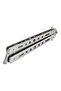Knife Style Butterfly Hair Comb Silver - 2