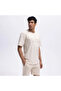 Crew Neck Ecru Men's T-Shirt Em589