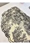 Toile De Jouy - American Service Black - 35X45 cm 1 Piece - 5