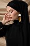 Premium Combed Cotton Shawl 65002-01 Black - 4