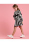 Patterned Jacket with Button Closure - 4