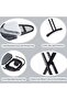 Black Ironing Board, Heat Resistant Iron Board With Steam Iron Rest, Foldable Ironing Stand - 3