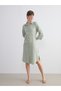 Quality Parts from Celebi Store |   Textured Muslin Shirt Dress