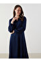 Lcw Grace Navy Blue Off-Shoulder Belmando Dress - 2