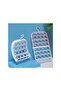 Plastic Foldable Windproof Buckle Socks Storage Rack Pink 30x48.5cm - 5