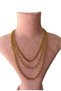 Set of 3 Steel Necklace Tarnish-Free High-End Simple New Doc Atac Cuban Chain Necklace Design