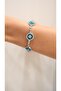 Silver Glass Eye Waterway Bracelet - 2