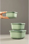 Set of 6 Vacuum Leakproof Storage Containers Suitable for Microwave and Freezer Use 2X(600-1100-1800 ml) - 7