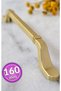 Matte Gold Colored Metal Handle 160mm (16 cm) Furniture Handle, Cabinet Handle, Kitchen Cabinet Handle, Drawer Handle - 2