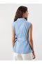Indigo Buy Belted Women's Jean Shirt - 4