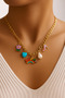 Happy Figured Gold Color Vip Chain Necklace Fun and Stylish Accessory # Gift # Necklace - 2