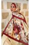 Minelscarf Lotus Series Burgundy Color - 2