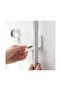 Self Adhesive Wall Mounted Mop Hanger White 5x5.5x7cm - 2
