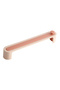 Wall Mounted Towel And Shoes Double Layer Plastic Hook Pink 27x4x4.5cm