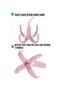 20 pcs Wall Mounted 4 Claw Rotatable Multi Purpose Clothes Hook Assorted 7x15cm - (Pack of 20) - 3
