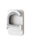 Self Adhesive Wall Mounted Mop Hanger White 5x5.5x7cm