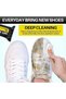 90 Natural Shoe Cleaner Wipes – 3 Packs of 30, Portable & Disposable for Dirt & Stain Removal - 5