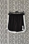 Number 1 Printed Piping Detailed Jersey Sports Training Shorts