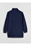 Lcw Modest Navy Blue High Collar Oversize Women's Sweatshirt Tunic - 8