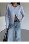 Buttoned Long Sleeve Basic Women's Knitwear Cardigan - 7