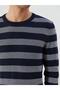 Lcwaikiki Crew Neck Long Sleeve Color Block Men's Knitwear Sweater (W5) - 4