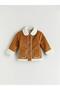 Lcw Shirt Collar Suede Girl's Coat (W5)