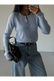 Buttoned Long Sleeve Basic Women's Knitwear Cardigan - 3