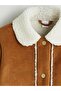 Lcw Shirt Collar Suede Girl's Coat (W5) - 3
