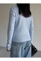 Buttoned Long Sleeve Basic Women's Knitwear Cardigan - 8