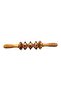 Wooden Massage Roller with Decorative Beads, Traditional Design, Hand-Carved - 2