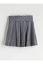 Lcw Plaid Girl's Skirt with Elastic Waist (W5) - 2