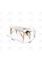 White Foldable Massage Table Bed with Wooden Frame for Professional Use - 7