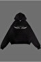 Oversize Veni Vidi Vici Printed Hooded Sweatshirt