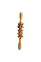 Wooden Massage Roller with Decorative Beads, Traditional Design, Hand-Carved - 2