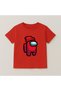 Among Us Crew Neck 100% Cotton Printed Short Sleeve Children's and Teenage T-Shirt