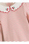 Lcw Kids Peter Pan collar Long Sleeve Striped Girls' T-Shirt - 3