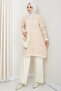 Women's Casual Model Geometric Patterned Hijab Knitwear Tunic - 6