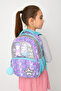 Mu-9063 Girl's School Bag – Sweet Cats Patterned, Multi-Compartment, Comfortable to Carry