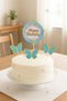 Blue Color - Butterfly Cake Topper - Happy Birthday Cake Lettering - Butterfly Cake Lettering
