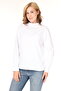 Stand Collar 100% Cotton Long Sleeve Combed Cotton Turtleneck Relaxed Fit Regular Fit T-Shirt T-Shirt - 3