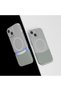 iPhone 15 Case Magsafe Enabled Hidden Card Holder Compartment Magnetic Gray Cover Double