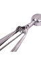 Stainless Steel Ice Cream Scoop - Cookie Halva Mold and Spoon - Serving Lockable Mechanism - 2
