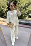 100% Linen Shirt and Pants Set Cr1011 - 6
