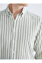 Regular Fit Long Sleeve Striped Men's Shirt - 3