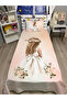 Princess Patterned Baby Kids Single Pique and Pillowcase Bedspread Set