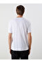 White Crew Neck Combed Cotton Men's T-Shirt - 4