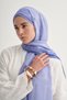 Luxe Floral Monogram Flush Shawl Lilac - 2