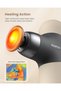 Mini Thermal Massage Gun with Heat, Portable Deep Tissue Percussion Massager with 4 Heads for Neck & Back Comfort, Ultra-Quiet for Home, Office & Travel, Carry Case, Gifts for Men Women - 2